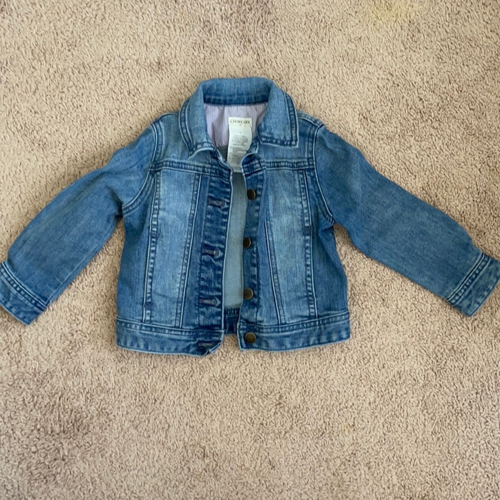 Crewcuts JCrew kids denim jacket size 3